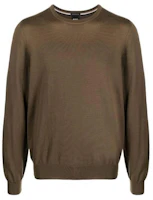 HUGO BOSS Solid Color Crewneck Pullover Long Sleeve Sweatshirt Brown Men’s 50476364-361 HUGO BOSS Solid Color Crewneck Pullover Long Sleeve Sweatshirt Brown Men’s 50476364-361