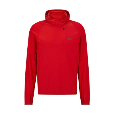 HUGO BOSS Solid Color Red Hoodie Casual Loose Fit 50493474-610