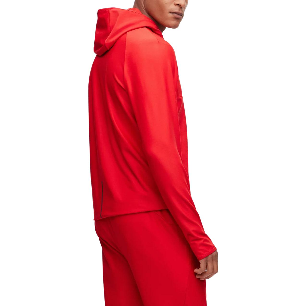 HUGO BOSS Solid Color Red Hoodie  Casual Loose Fit 50493474-610 圖 4