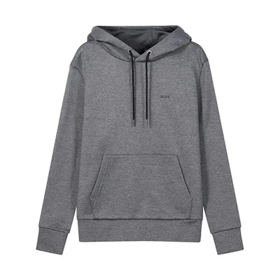 HUGO BOSS Solid Color Sweatshirt Grey 50462619-404
