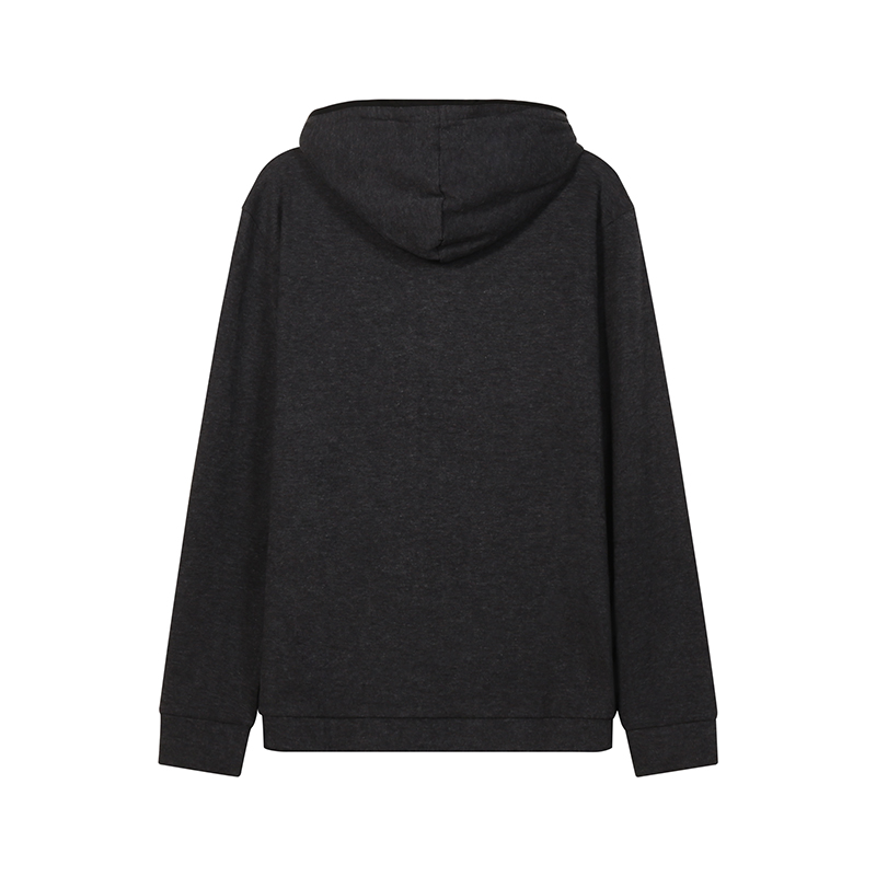 HUGO BOSS Solid Color Zip-Up Hooded Jacket in Dark Gray 50460386-010 圖 3