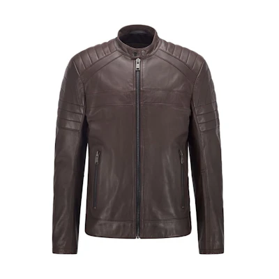 HUGO BOSS Solid Color Zip-Up Jacket 50461445-202