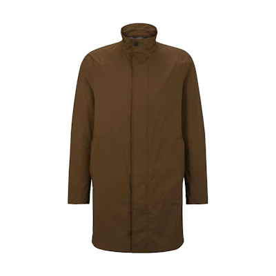HUGO BOSS Solid Color Zip-Up Jacket Brown 50496156-361