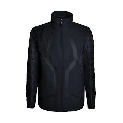 HUGO BOSS Solid Color Zip-Up Mock Neck Jacket CARVEL12-50393809-001