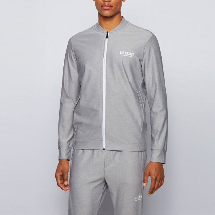 HUGO BOSS Solid Gray Sweatshirt 50447357-058 圖 4