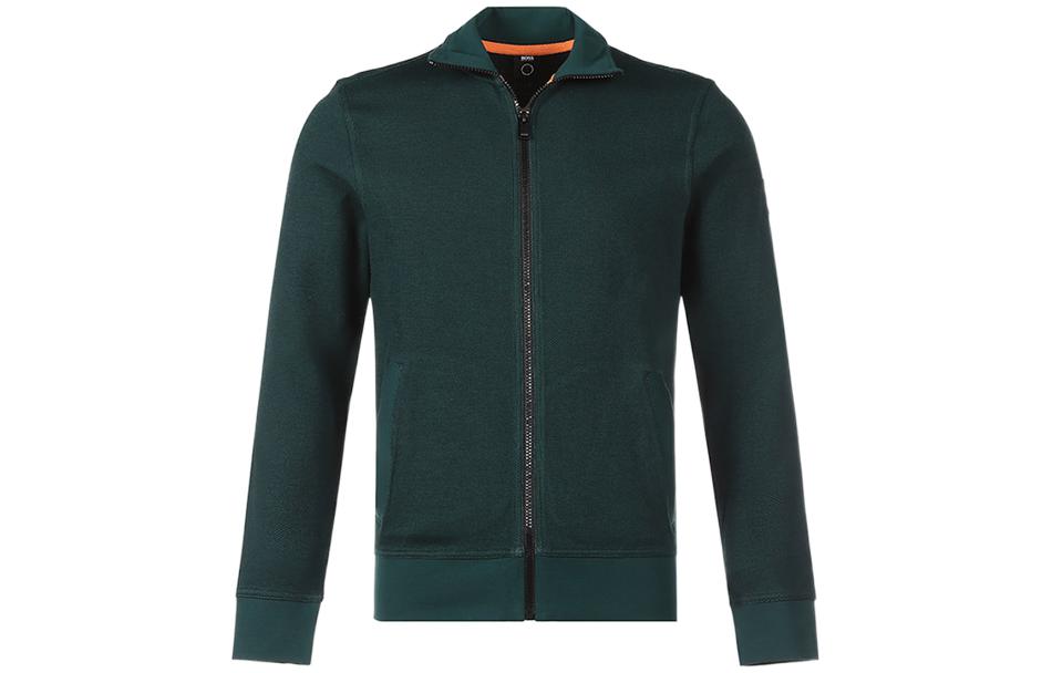 HUGO BOSS Solid Lapel Sports Jacket - Dark Green 50456599-305