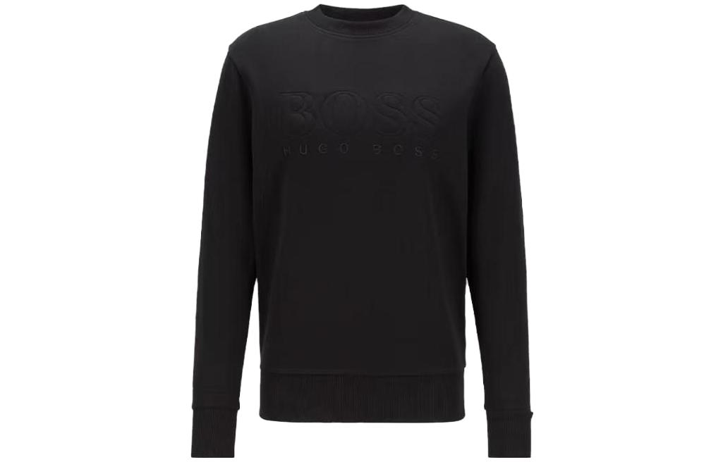 HUGO BOSS Solid Logo Crewneck Casual Sweatshirt 50240123-001