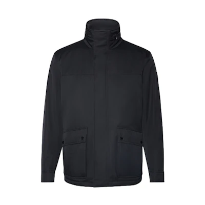 HUGO BOSS Solid Logo Long-Sleeve Jacket Deep Blue 50440983-402