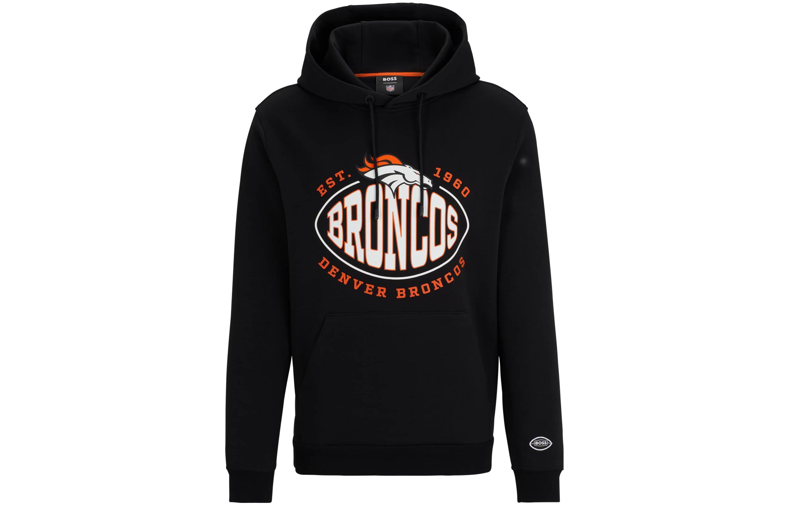 HUGO BOSS Solid Logo Slim-Fit Hoodie Black 50504598-012