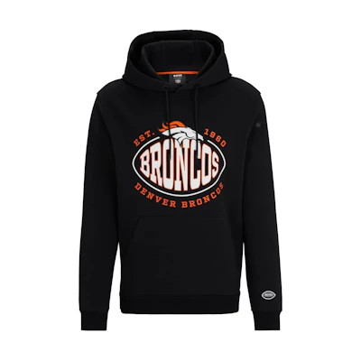 HUGO BOSS Solid Logo Slim-Fit Hoodie Black 50504598-012