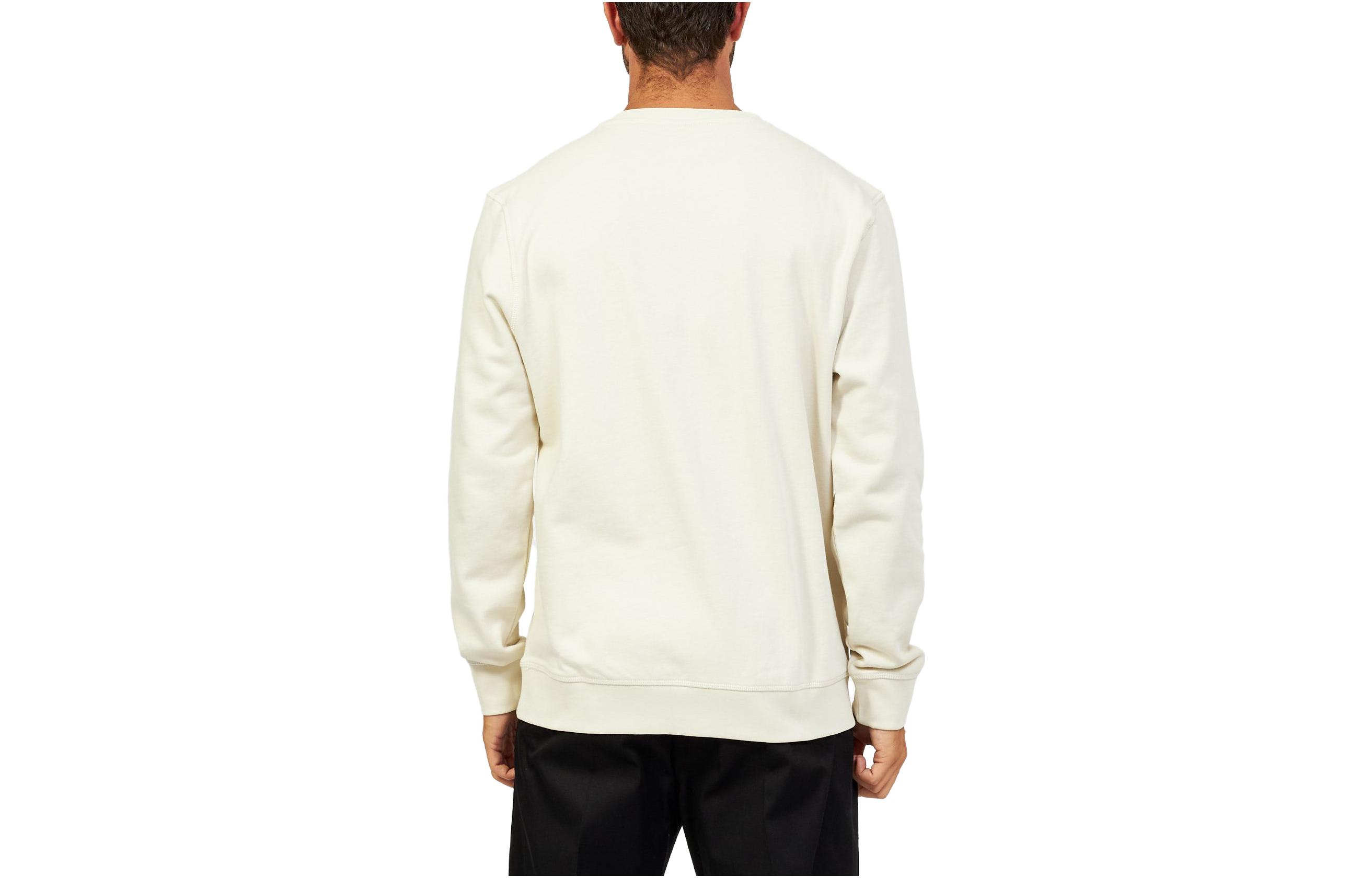 Lookbook HUGO BOSS Sudadera Pullover Cuello Redondo Manga Larga Blanco Roto 50468443-277