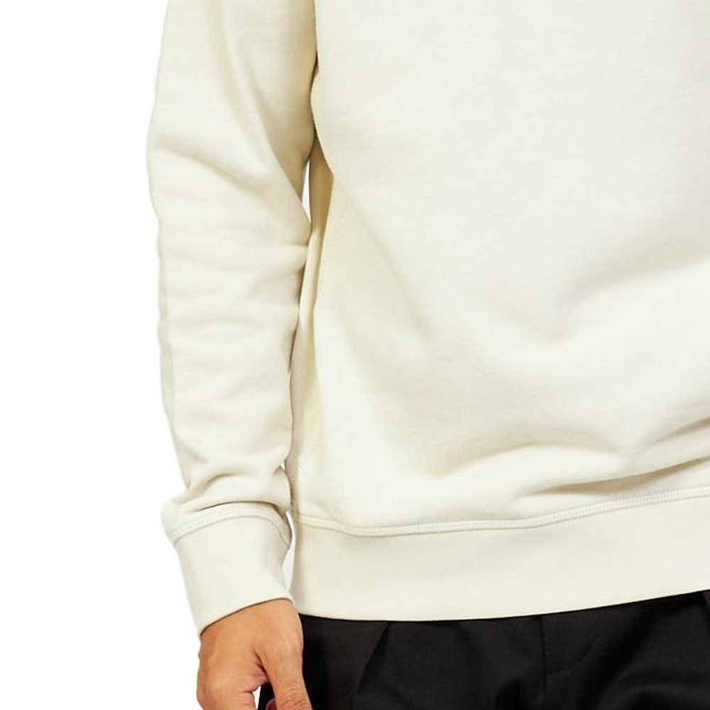 Sizing HUGO BOSS Sudadera Pullover Cuello Redondo Manga Larga Blanco Roto 50468443-277