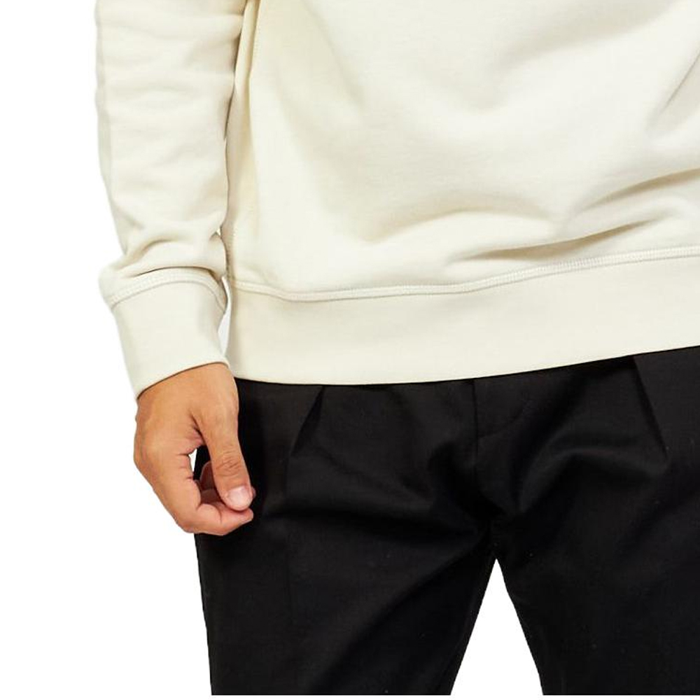 Cheap HUGO BOSS Sudadera Pullover Cuello Redondo Manga Larga Blanco Roto 50468443-277