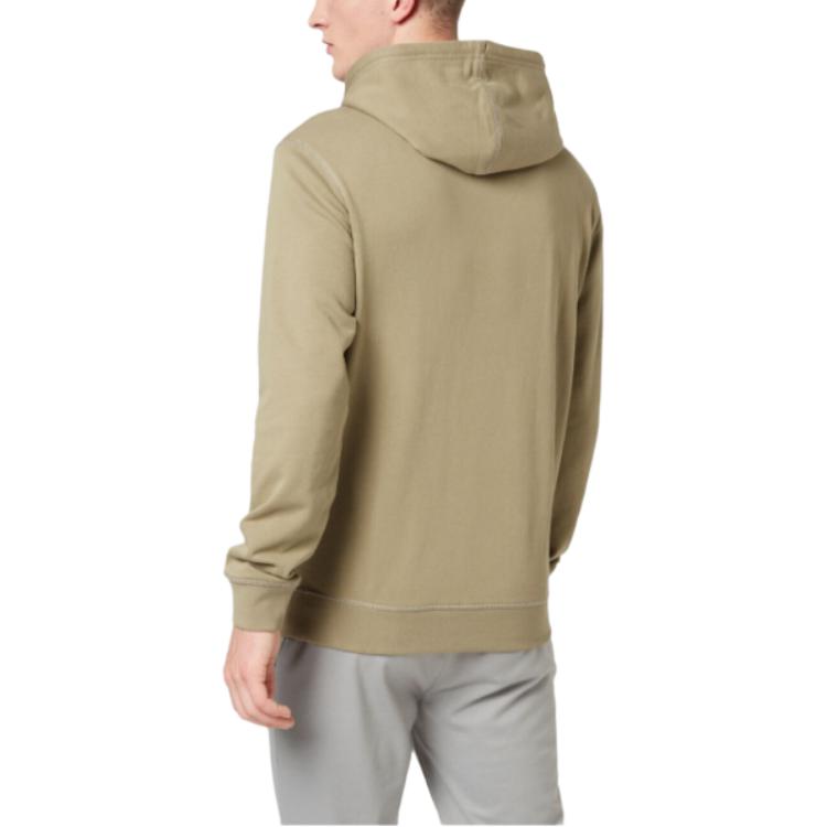 HUGO BOSS Solid Pullover Hoodie Brown Long Sleeve Sweater 50468445-336 圖 5