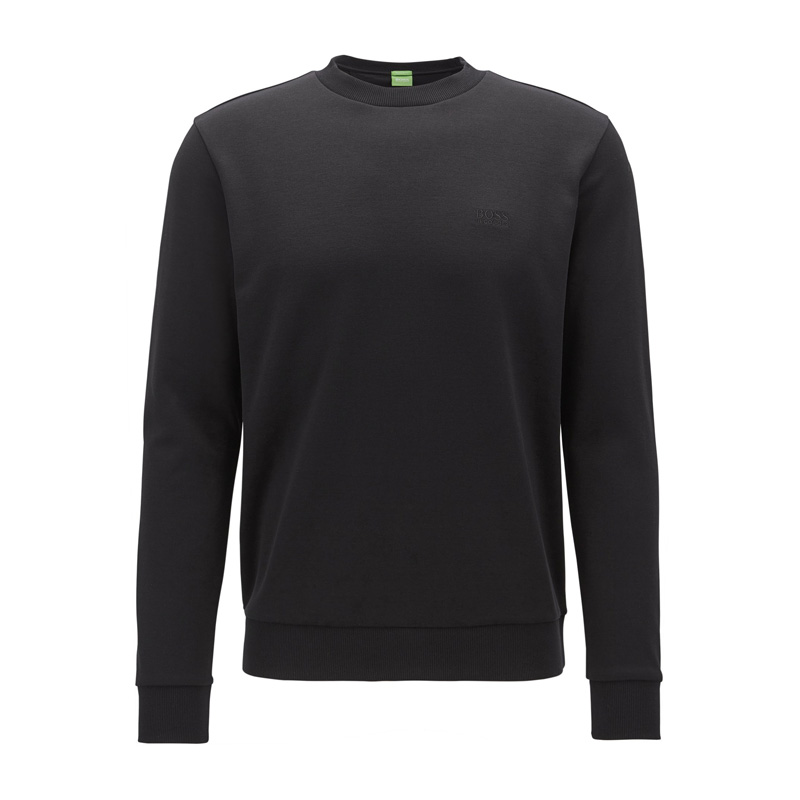 HUGO BOSS Solid Pullover Sweatshirt Black 50373714-001