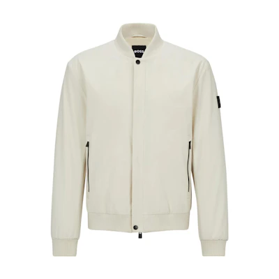 HUGO BOSS Solid Single-Breasted Long-Sleeve Jacket 50496634-131