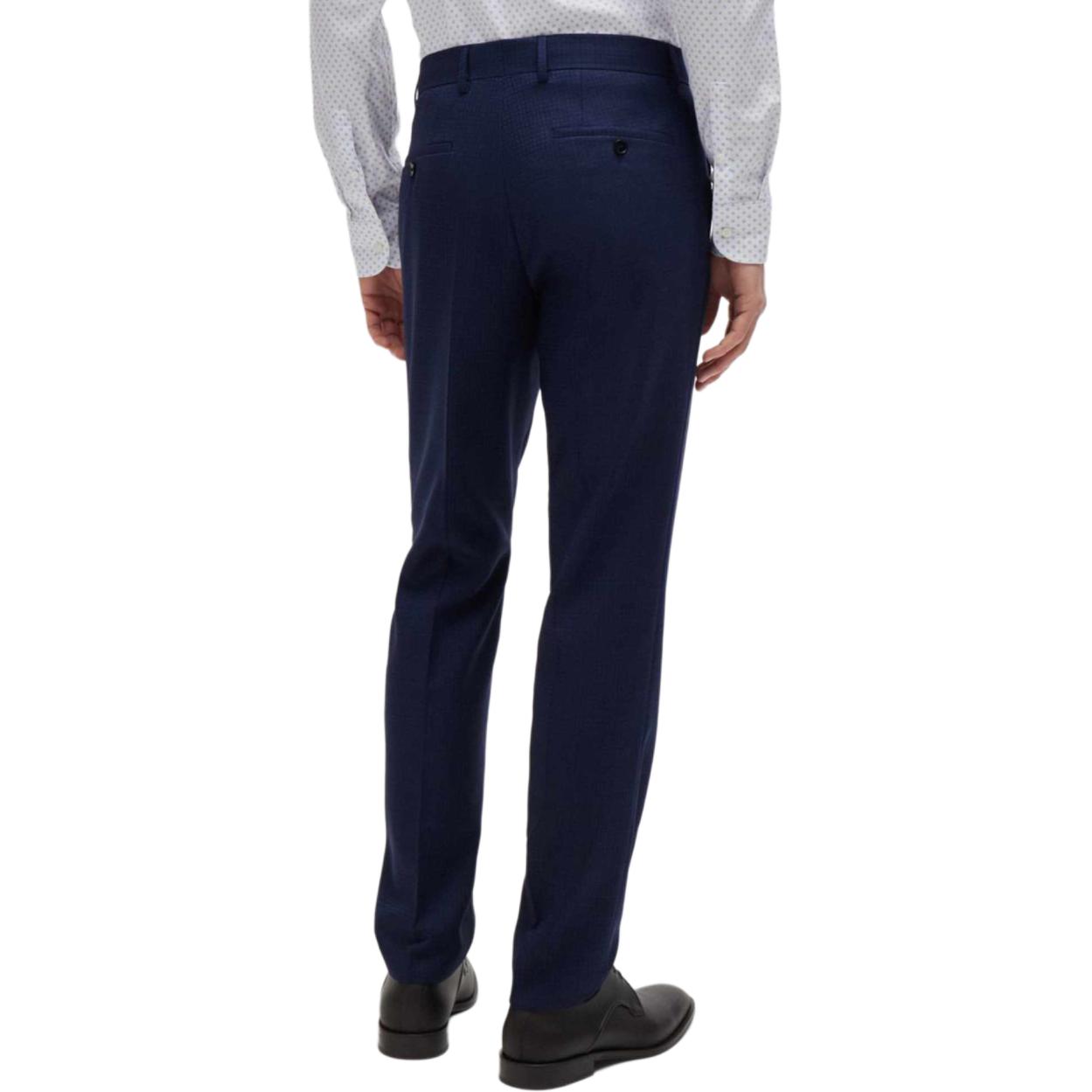 Details for ヒューゴボス メンズスーツ シングルブレスト 長袖 ソリッドブルー 50521673-404