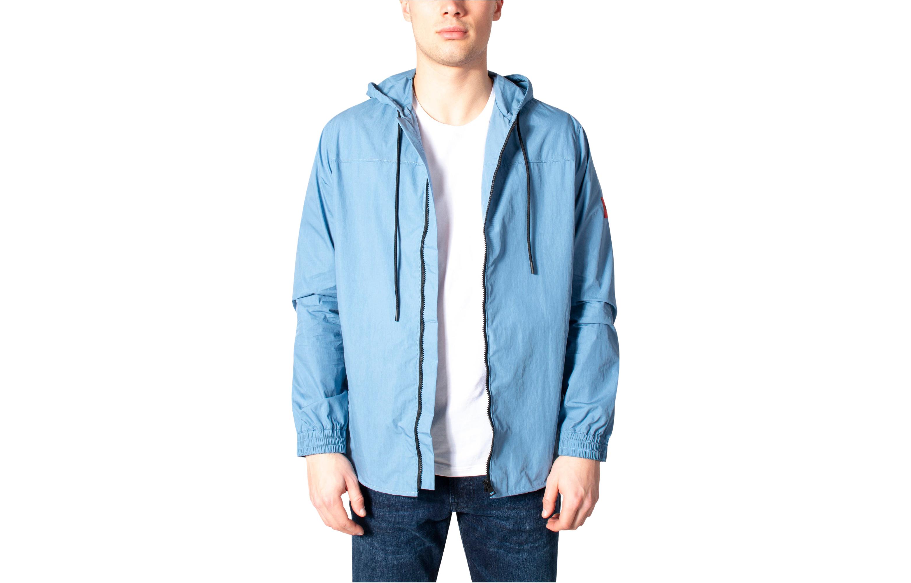 HUGO BOSS Solid Zip Pullover Jacket in Blue 50467999-421