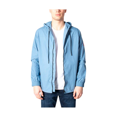 HUGO BOSS Solid Zip Pullover Jacket in Blue 50467999-421