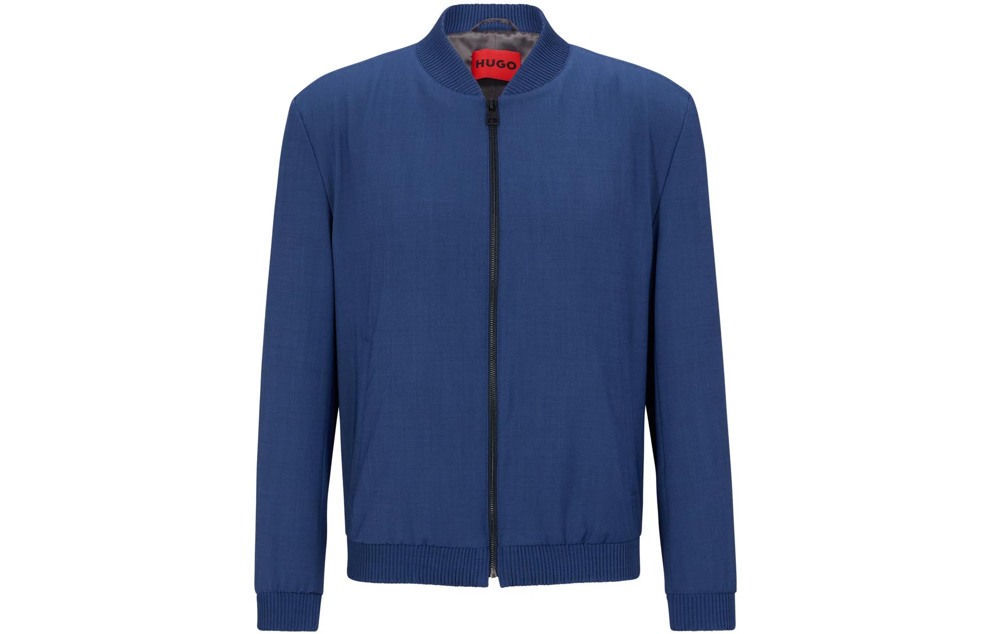 HUGO BOSS Solid Zip Slim Jacket - Dark Blue 50494836-410