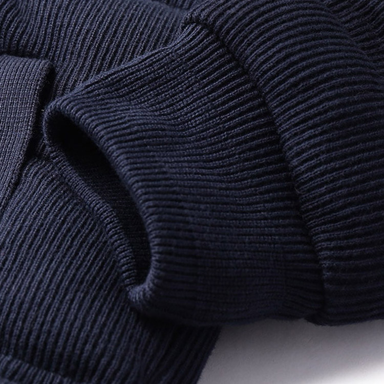 HUGO BOSS Solid Zipper Hoodie Jacket for Men in Navy Blue. 50500666-404 圖 6