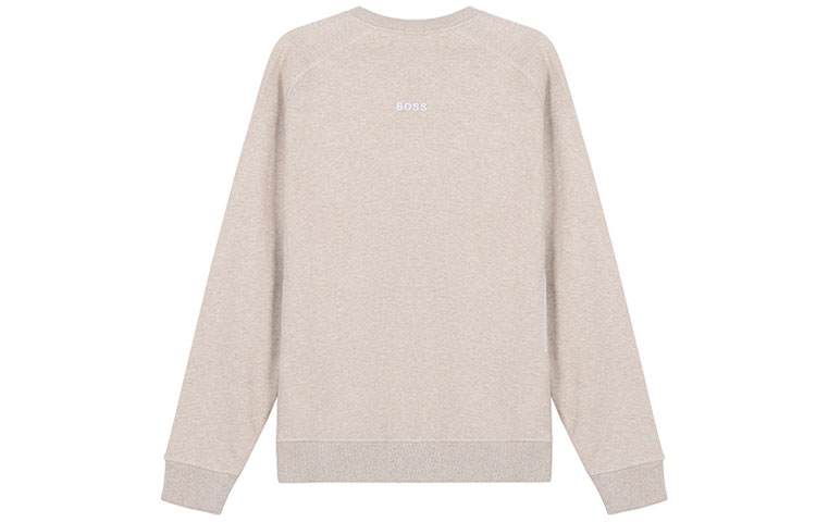 Lookbook HUGO BOSS SS21 米色棉质混纺圆领长袖卫衣 50447837-151