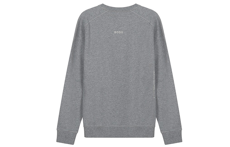 Lookbook HUGO BOSS SS21 灰色純棉混紡圓領衛衣 50447837-034
