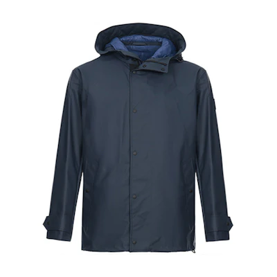 HUGO BOSS SS21 Solid Zip-Up Hoodie Jacket - Dark Blue 50429845-402