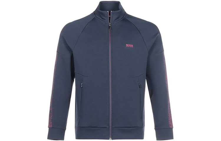 HUGO BOSS SS21 Stand Collar Zip-Up Track Jacket 50441269-410