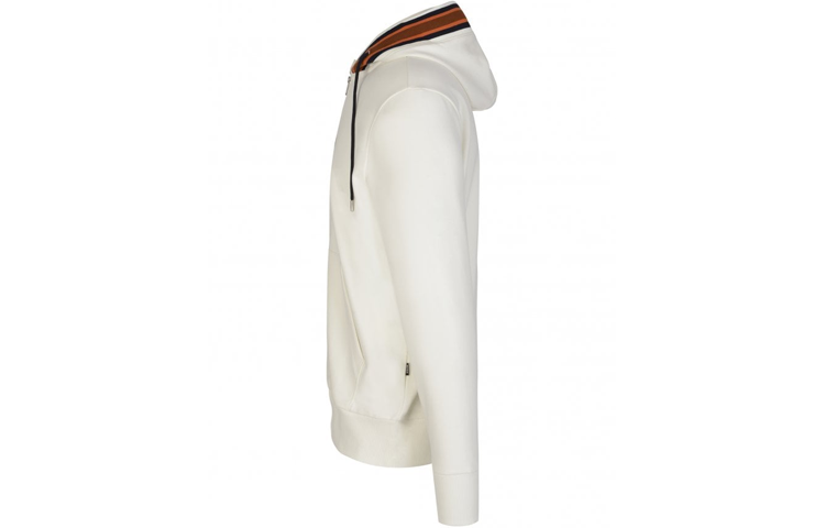 HUGO BOSS SS21 White Zip-Up Sweatshirt Jacket 50449067-118 圖 4