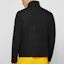 Shop HUGO BOSS SS22 Black Quilted Waterproof Jacket with Logo Patch 50461241-001