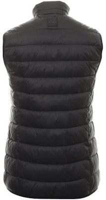 휴고 보스 SS22 블랙 슬리브리스 패딩 조끼 솔리드 로고 디자인. 50472473-001 Lookbook 휴고 보스 SS22 블랙 슬리브리스 패딩 조끼 솔리드 로고 디자인. 50472473-001