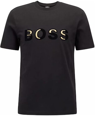 HUGO BOSS SS22 Logo Printed Crew Neck Black T-Shirt. 50462724-003 Buy HUGO BOSS SS22 Logo Printed Crew Neck Black T-Shirt. 50462724-003