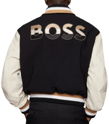 HUGO BOSS SS22 Jaket Lengan Panjang Loose Fit Logo Warna Khaki. 50481507-260 Shop HUGO BOSS SS22 Jaket Lengan Panjang Loose Fit Logo Warna Khaki. 50481507-260