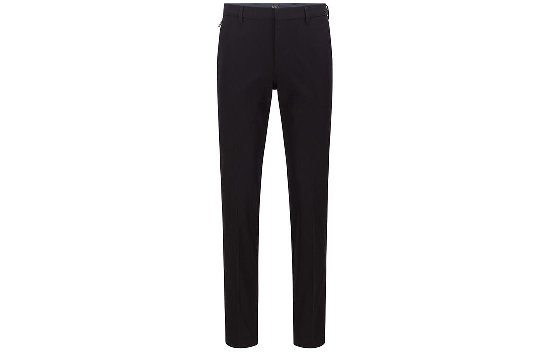 Order HUGO BOSS SS22 修身版型休閒黑色西裝褲 50437895-001