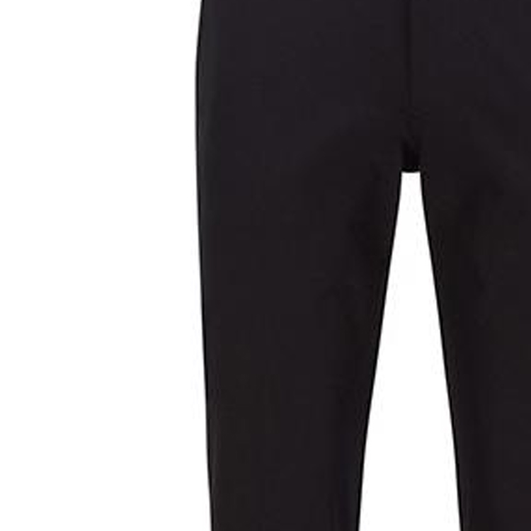 Cheap HUGO BOSS SS22 修身版型休閒黑色西裝褲 50437895-001