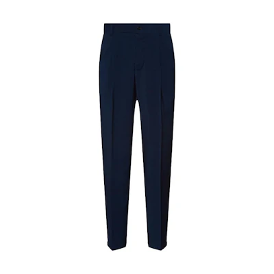 HUGO BOSS SS22 Slim Fit Navy Casual Pants with Trimmed Pockets. 50466026-430