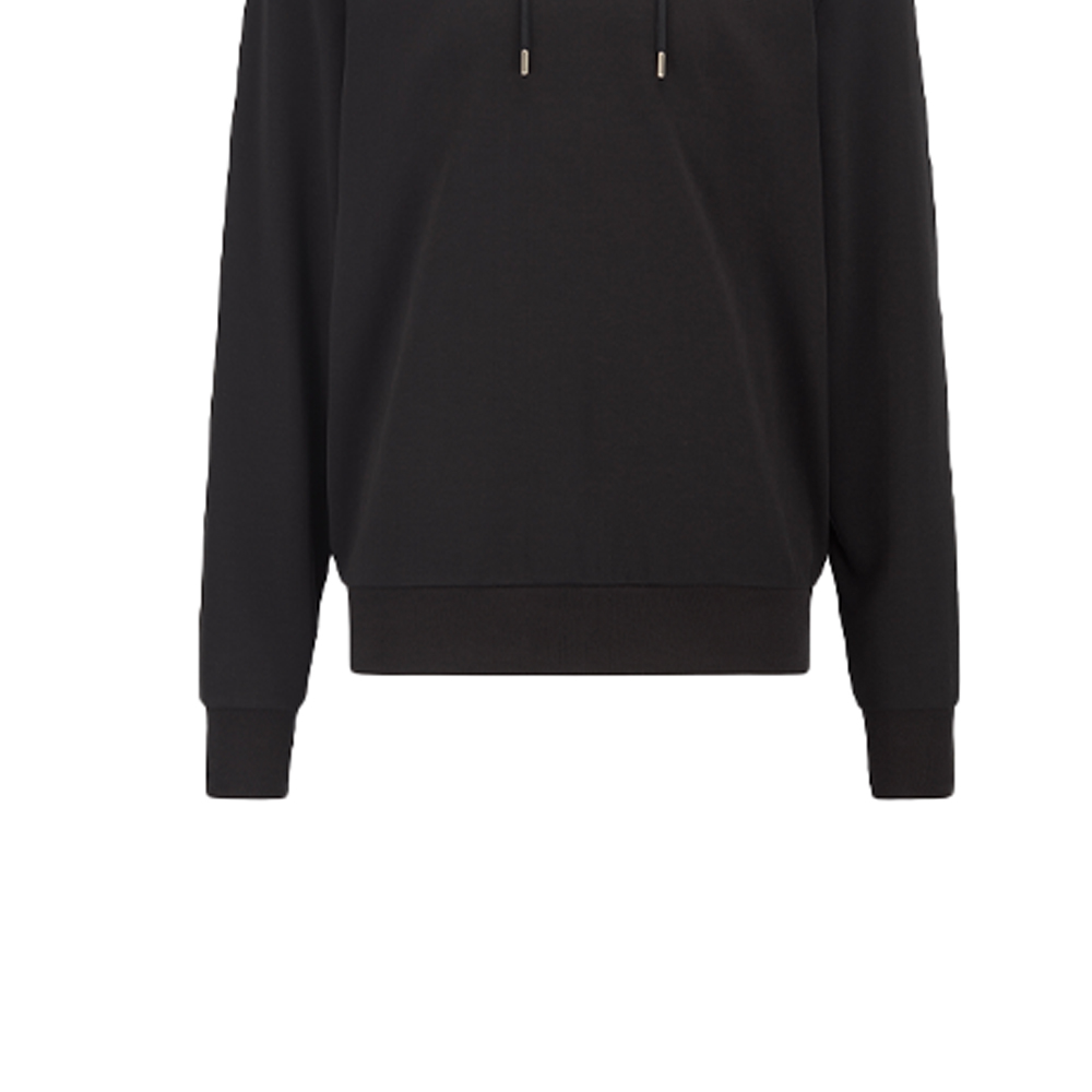 Sizing HUGO BOSS SS22 虎圖案棉混紡衛衣 黑色 50462943