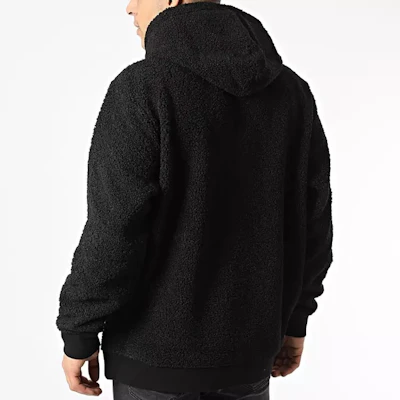 雨果博斯 SS22 黑色连帽衫,徽标刺绣与麂皮质感。 50462543-10239063-1 Purchase 雨果博斯 SS22 黑色连帽衫,徽标刺绣与麂皮质感。 50462543-10239063-1