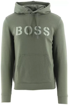 HUGO BOSS SS22绿色连帽袋鼠兜印花标志卫衣 50462542-360 Buy HUGO BOSS SS22绿色连帽袋鼠兜印花标志卫衣 50462542-360