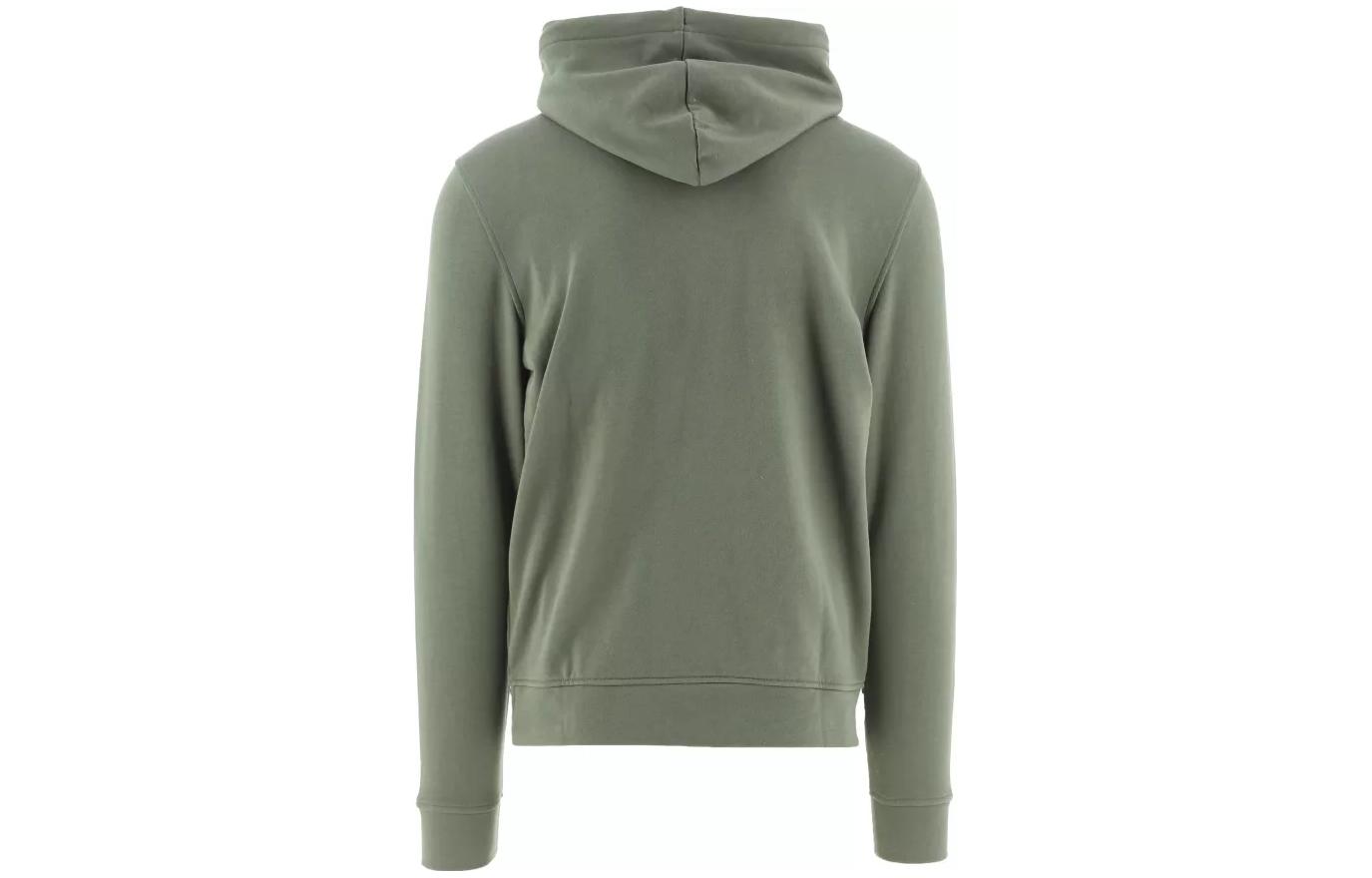 Lookbook HUGO BOSS SS22绿色连帽袋鼠兜印花标志卫衣 50462542-360