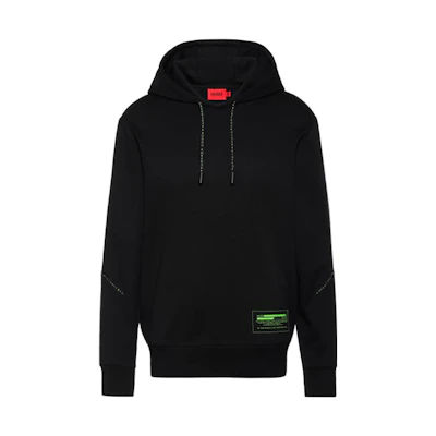 HUGO BOSS SS22 Logo Cotton Sweatshirt Black 50461669-001