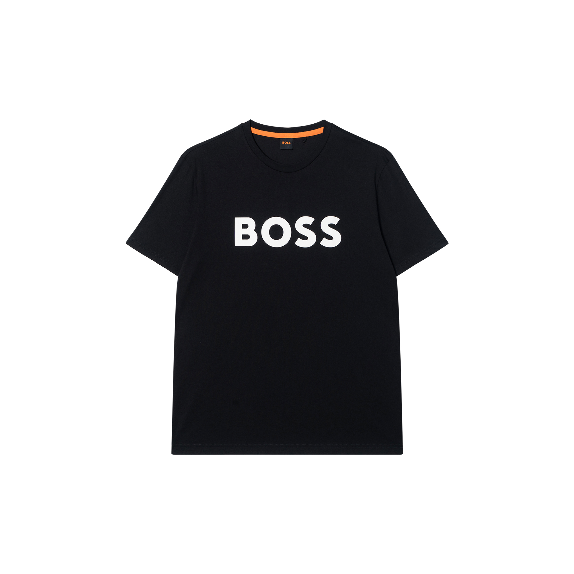 HUGO BOSS SS22 Logo Print Crewneck T-Shirt Black - Fashion 50481923-002