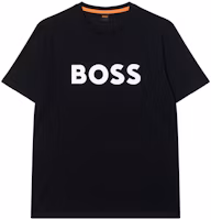 HUGO BOSS SS22 Logo Print Crewneck T-Shirt Black - Fashion 50481923-002 HUGO BOSS SS22 Logo Print Crewneck T-Shirt Black - Fashion 50481923-002