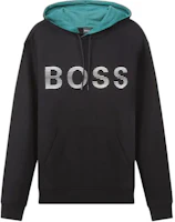 HUGO BOSS SS22 Logo Print Pullover Sweatshirt Black 50472236-001 HUGO BOSS SS22 Logo Print Pullover Sweatshirt Black 50472236-001