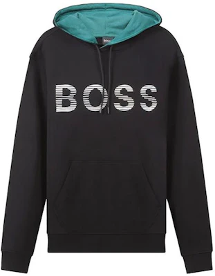 HUGO BOSS SS22 Logo Cetakan Pullover Sweatshirt Hitam 50472236-001 Order HUGO BOSS SS22 Logo Cetakan Pullover Sweatshirt Hitam 50472236-001