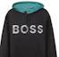 Sizing HUGO BOSS SS22 Logo Cetakan Pullover Sweatshirt Hitam 50472236-001