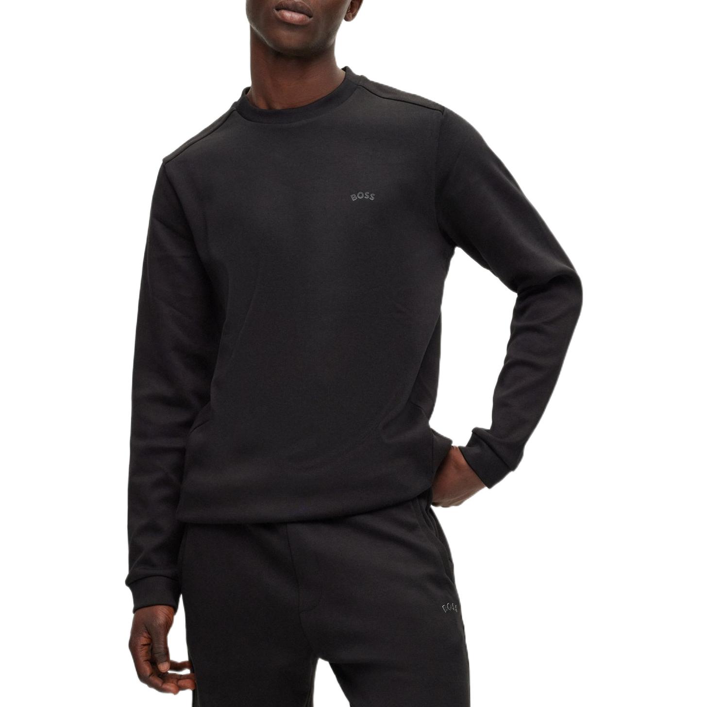 Details for HUGO BOSS SS22 黑色版Logo圓領長袖上衣 50474192-001