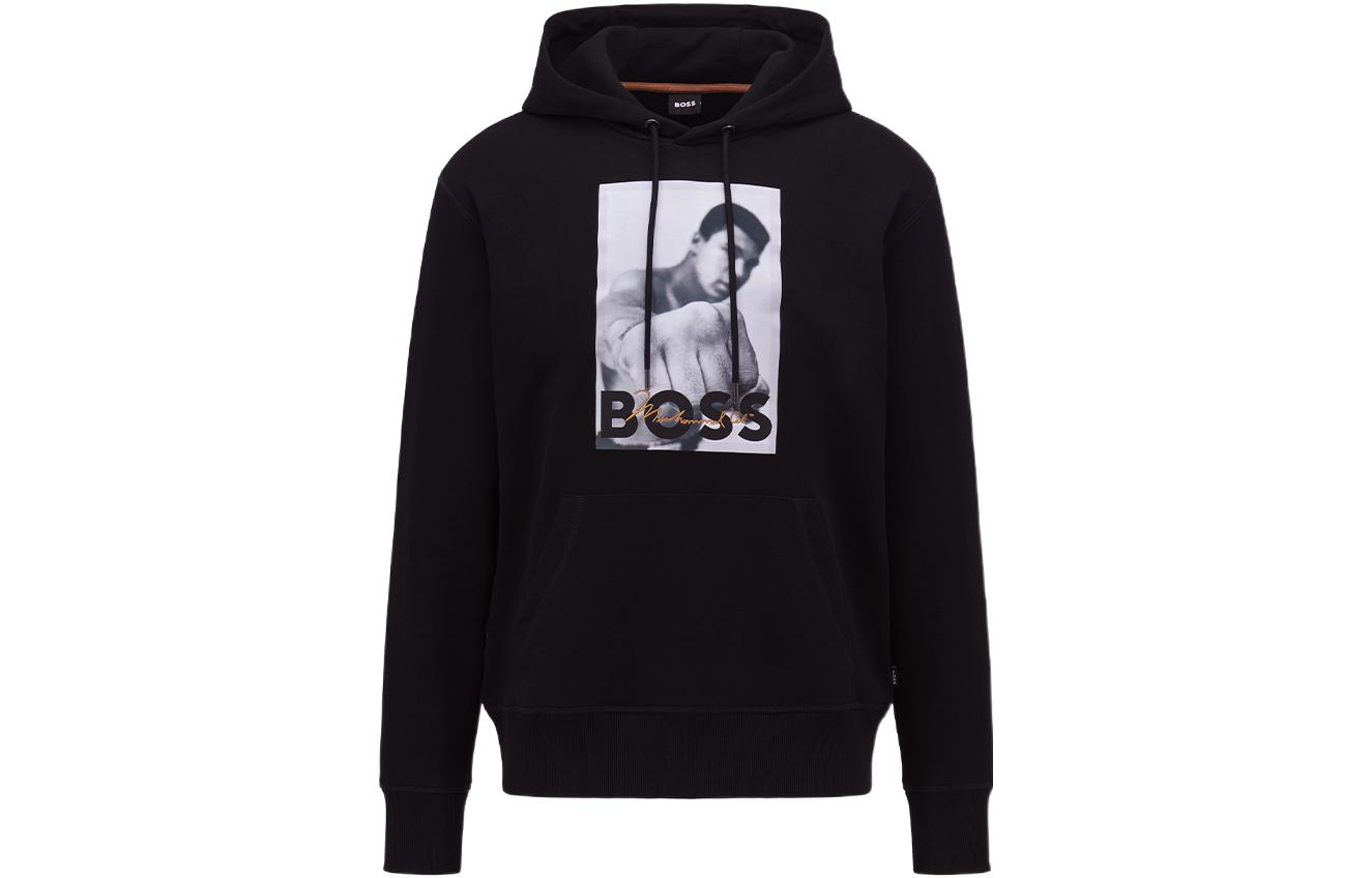 HUGO BOSS SS22 Muhammad Ali Graphic Sweatshirt Black () 50477756-001
