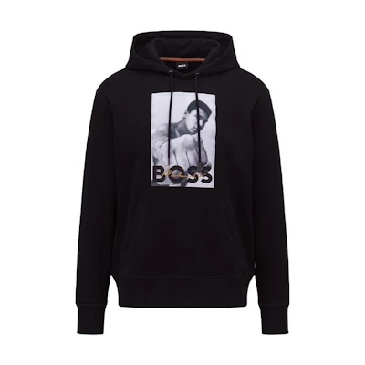 HUGO BOSS SS22 Muhammad Ali Graphic Sweatshirt Black () 50477756-001